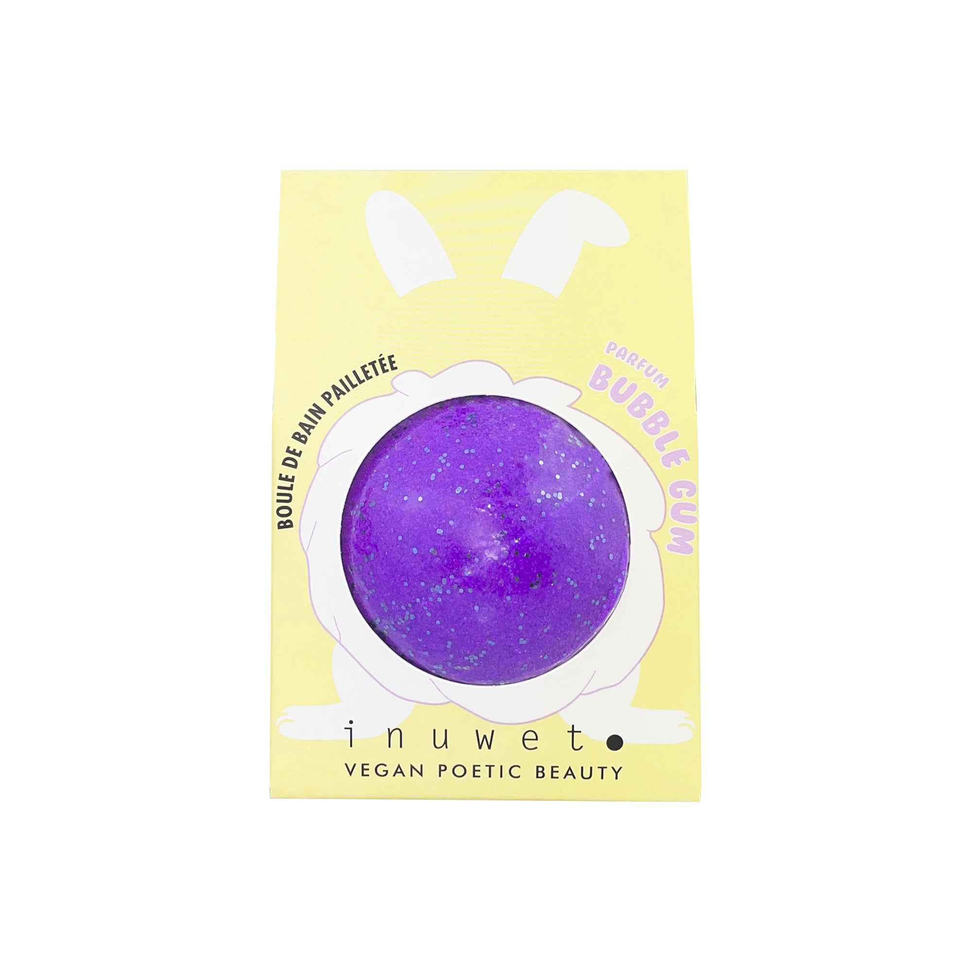 inuwet Boule de bain pailletée - Bubble Gum