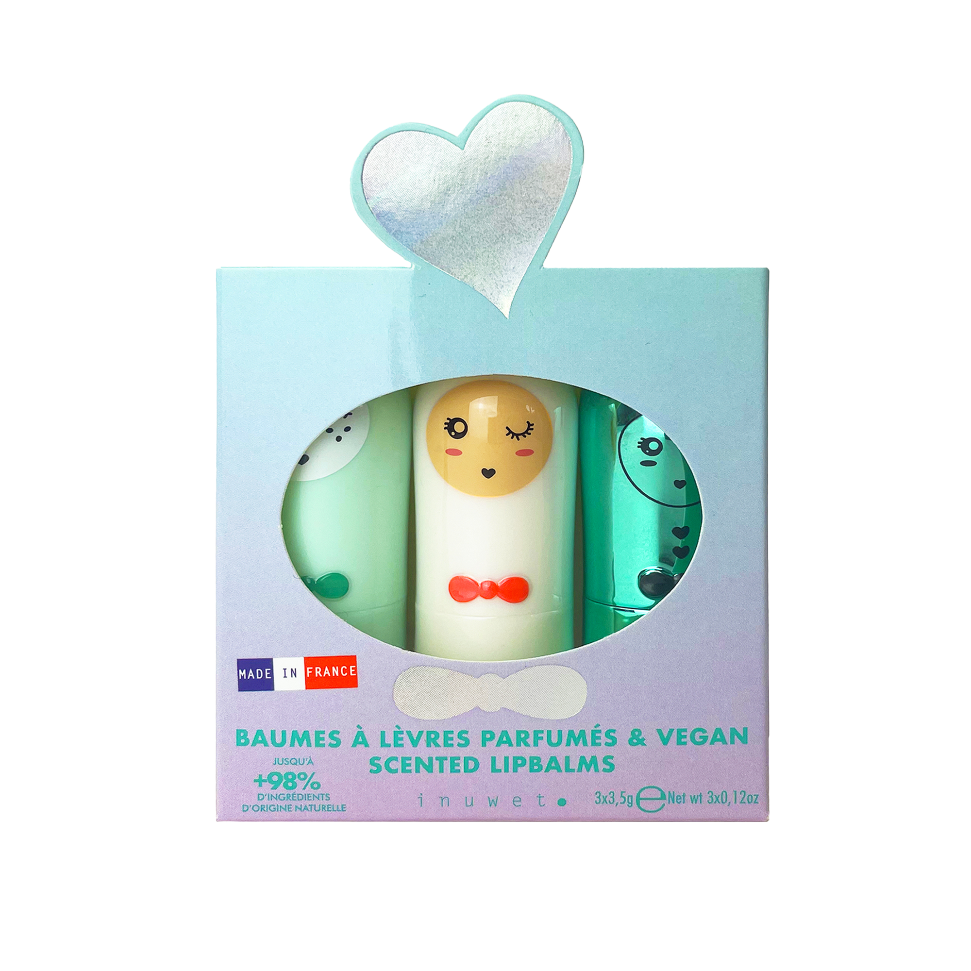 Trio baumes à lèvres - Seashell 🐚