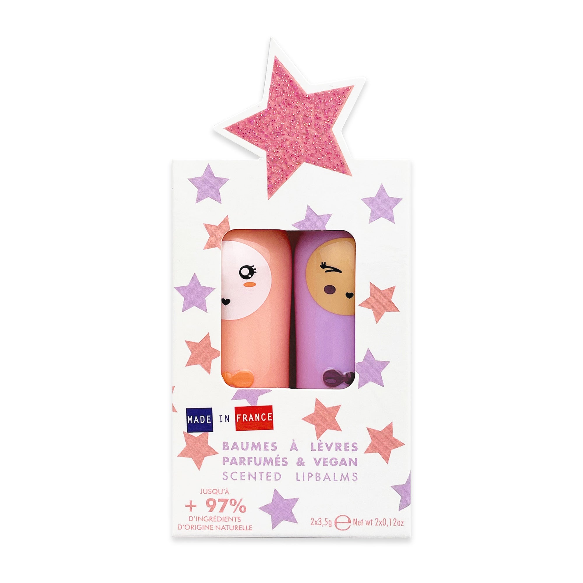 Coffret duo baumes à lèvres Agathe