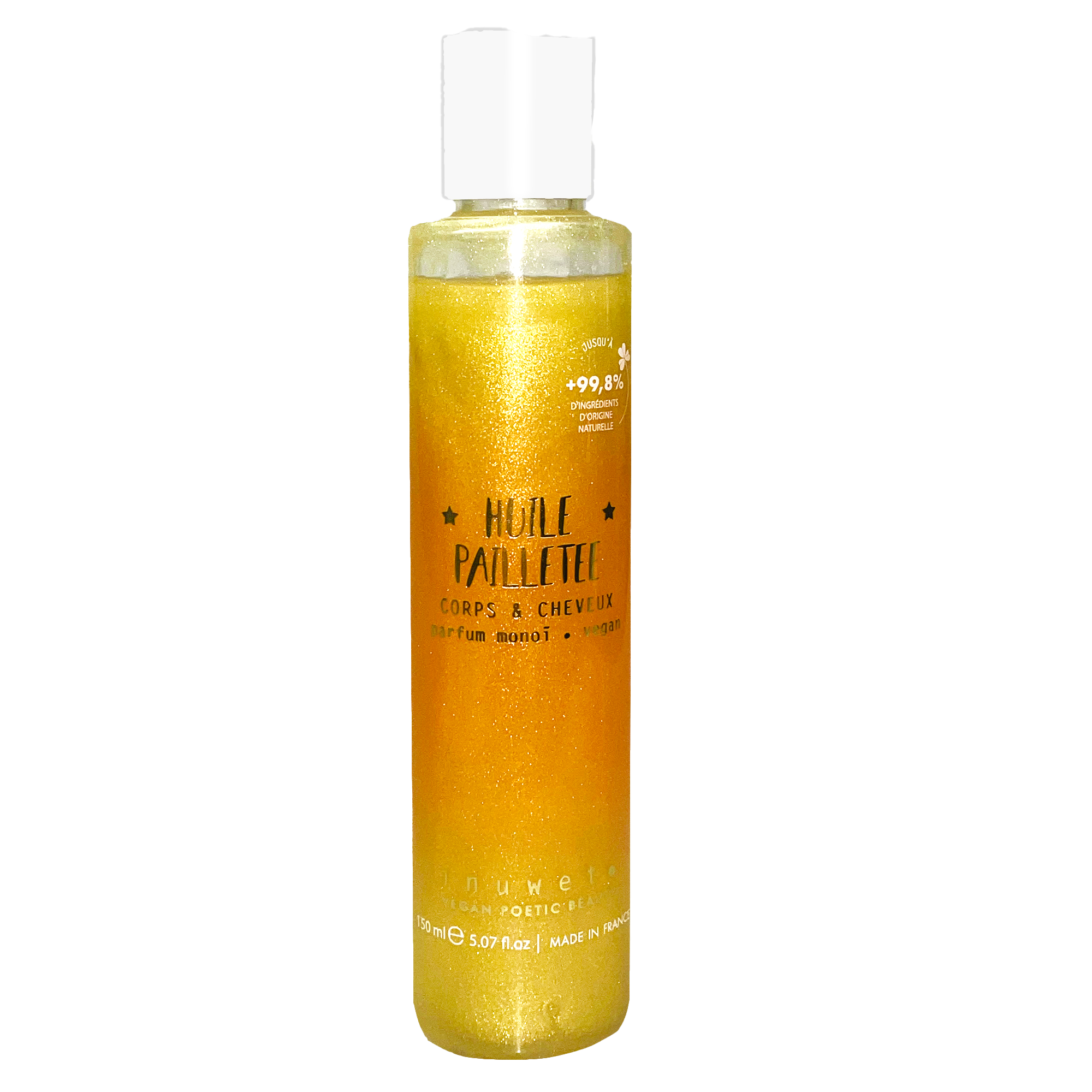 Huile pailletée parfumée - Monoï