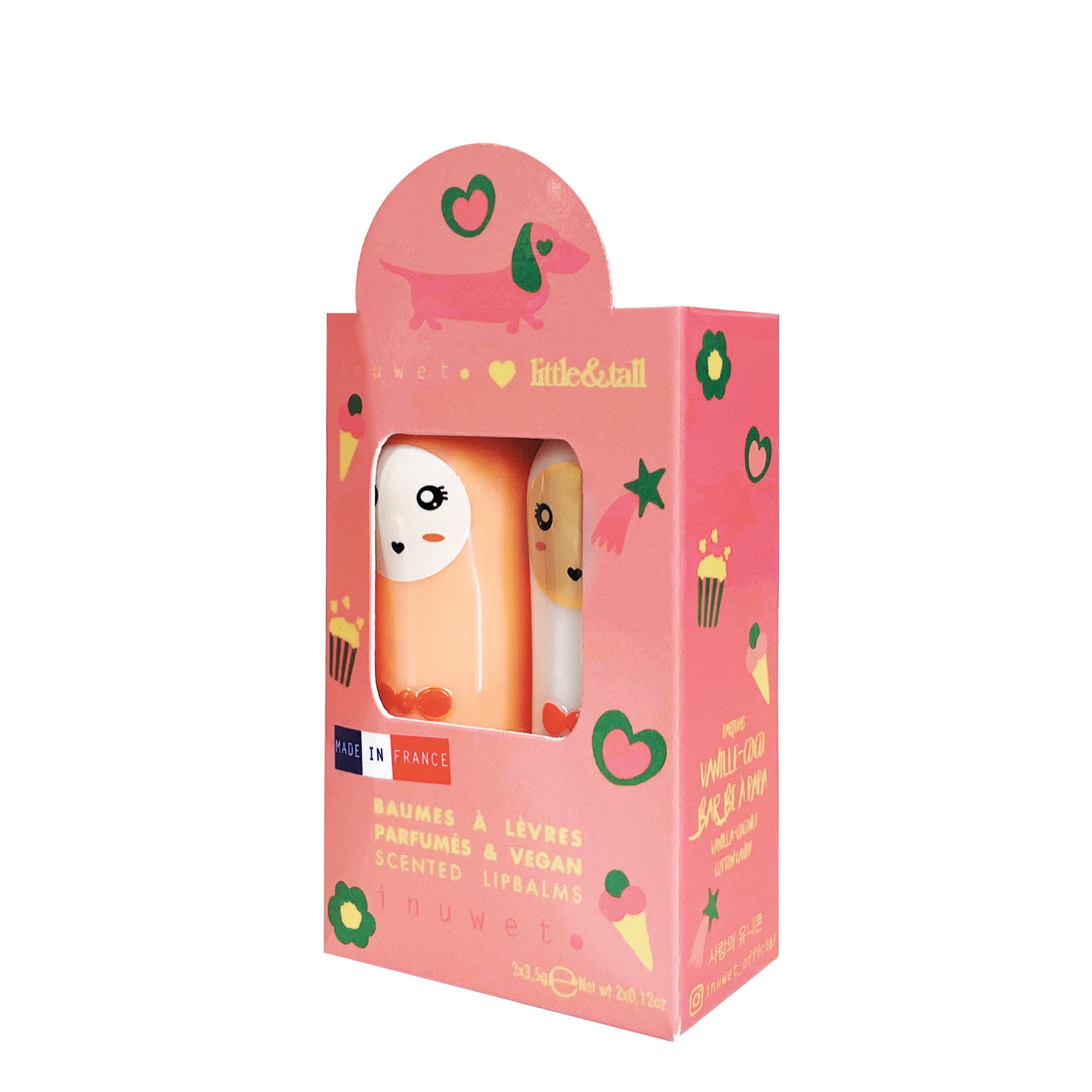 Little & Tall x inuwet_Coffret de baumes à lèvres