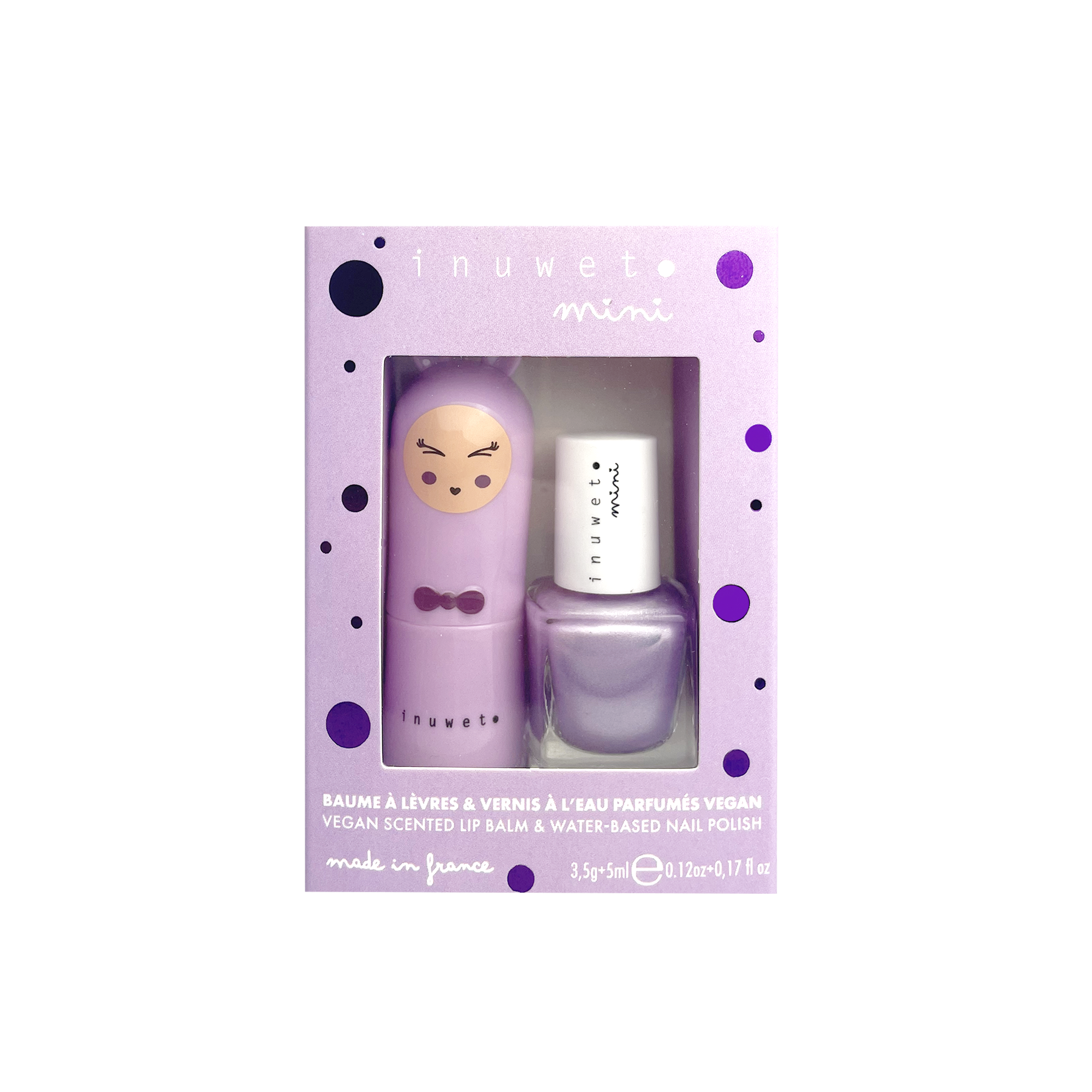 Duo baume & vernis kids - Mauve