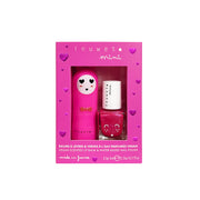 Coffret Fuchsia duo baume à lèvres et vernis à l'eau - Cerise et Fraise