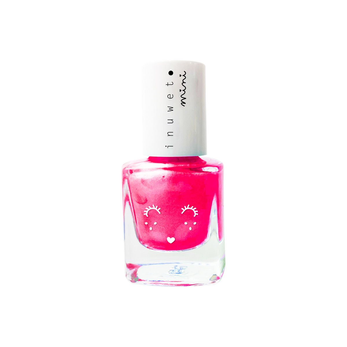 Vernis à l'eau fluo rose * parfum bubble gum
