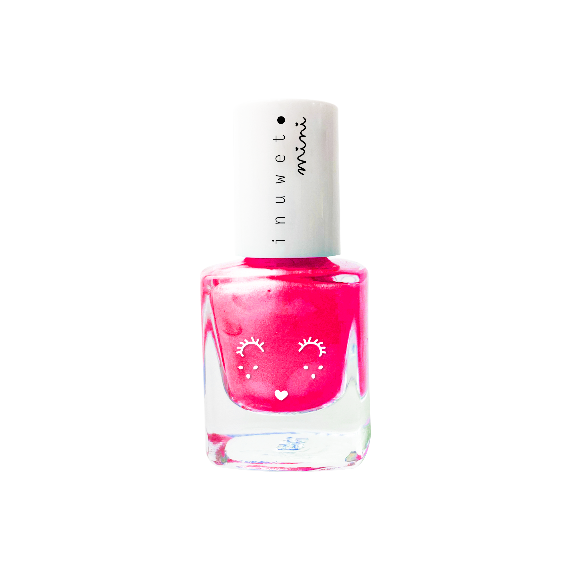 Vernis à l'eau fluo rose * parfum bubble gum