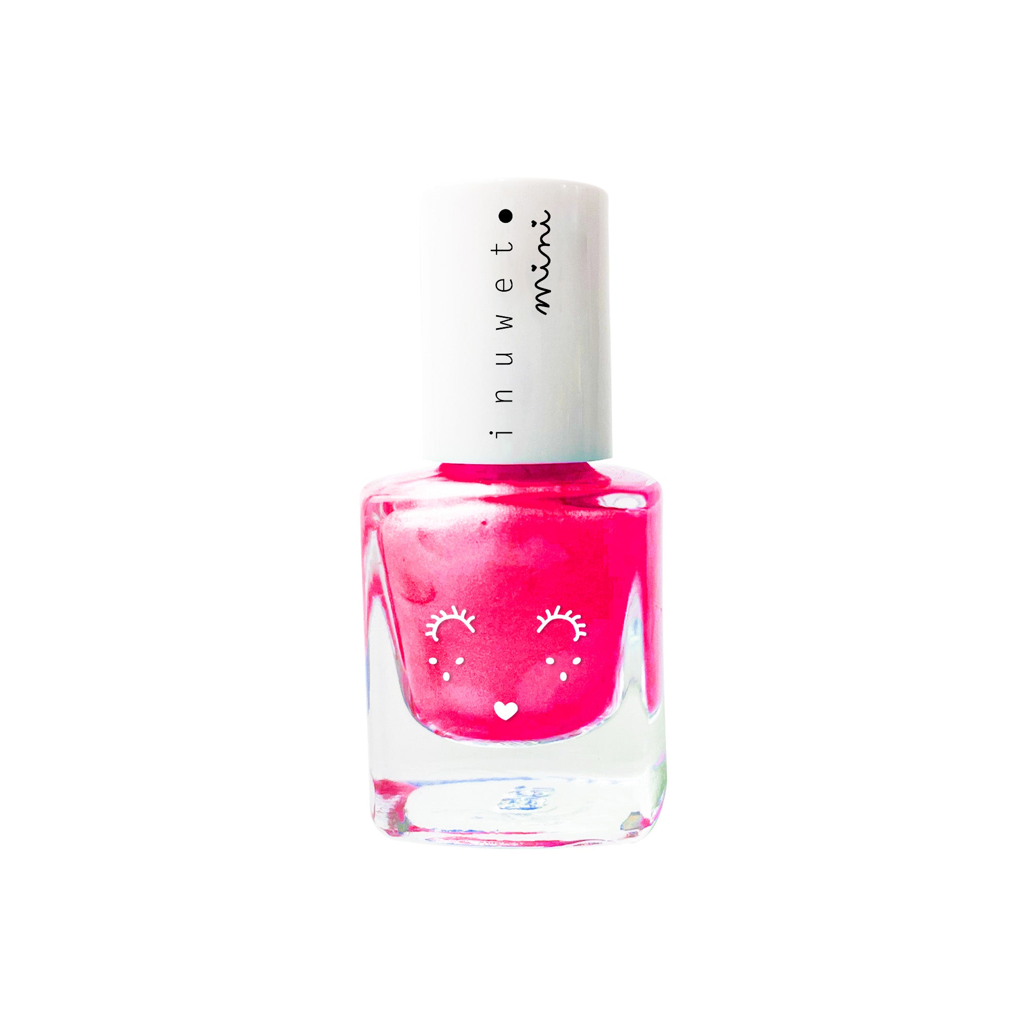 Vernis à l'eau fluo rose - Parfum bubble gum