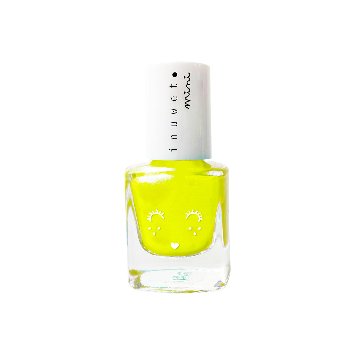 Vernis à l'eau fluo jaune - Parfum ananas