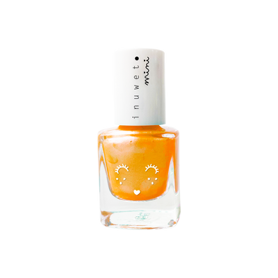 Vernis à l'eau fluo orange * parfum mangue