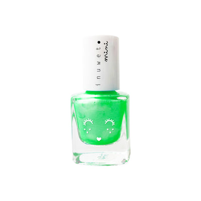 Vernis à l'eau fluo vert - Parfum pastèque