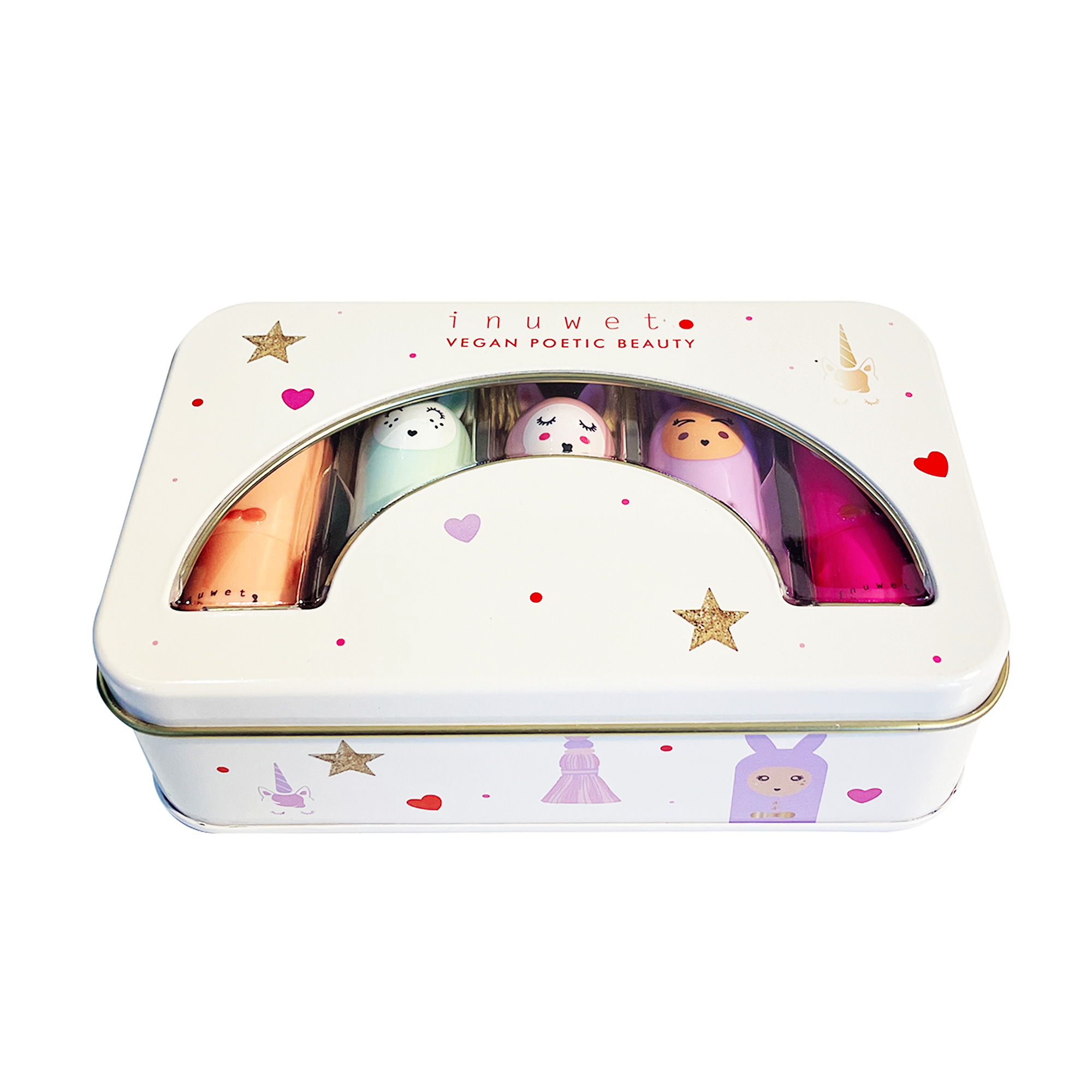 RAINBOW DELUX BOX - 5 baumes à lèvres