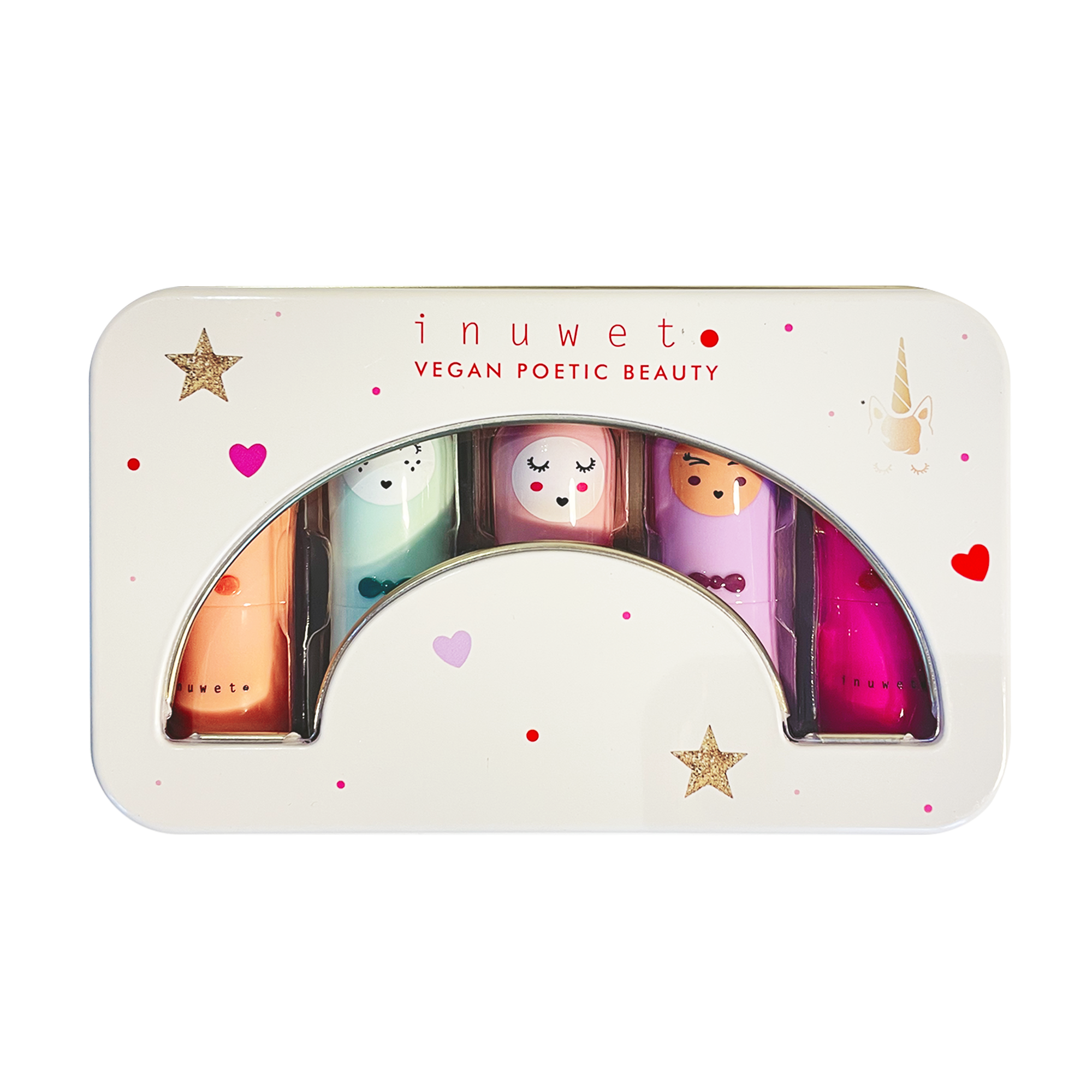 RAINBOW DELUX BOX - 5 baumes à lèvres