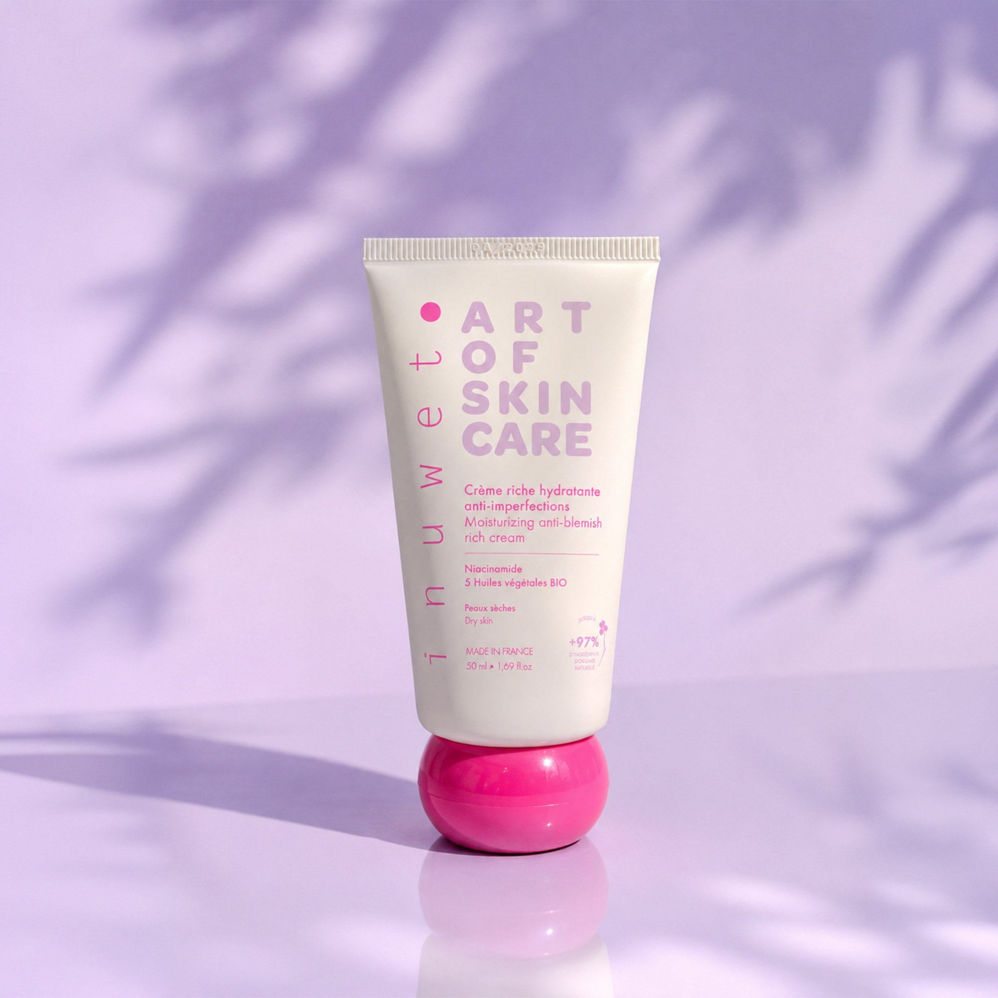 Crème visage hydratante riche anti imperfections