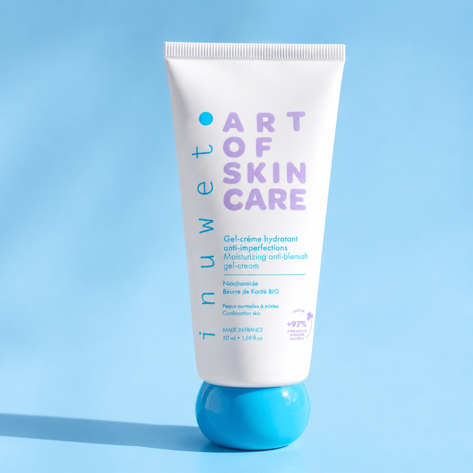 Gel crème visage hydratante anti imperfections