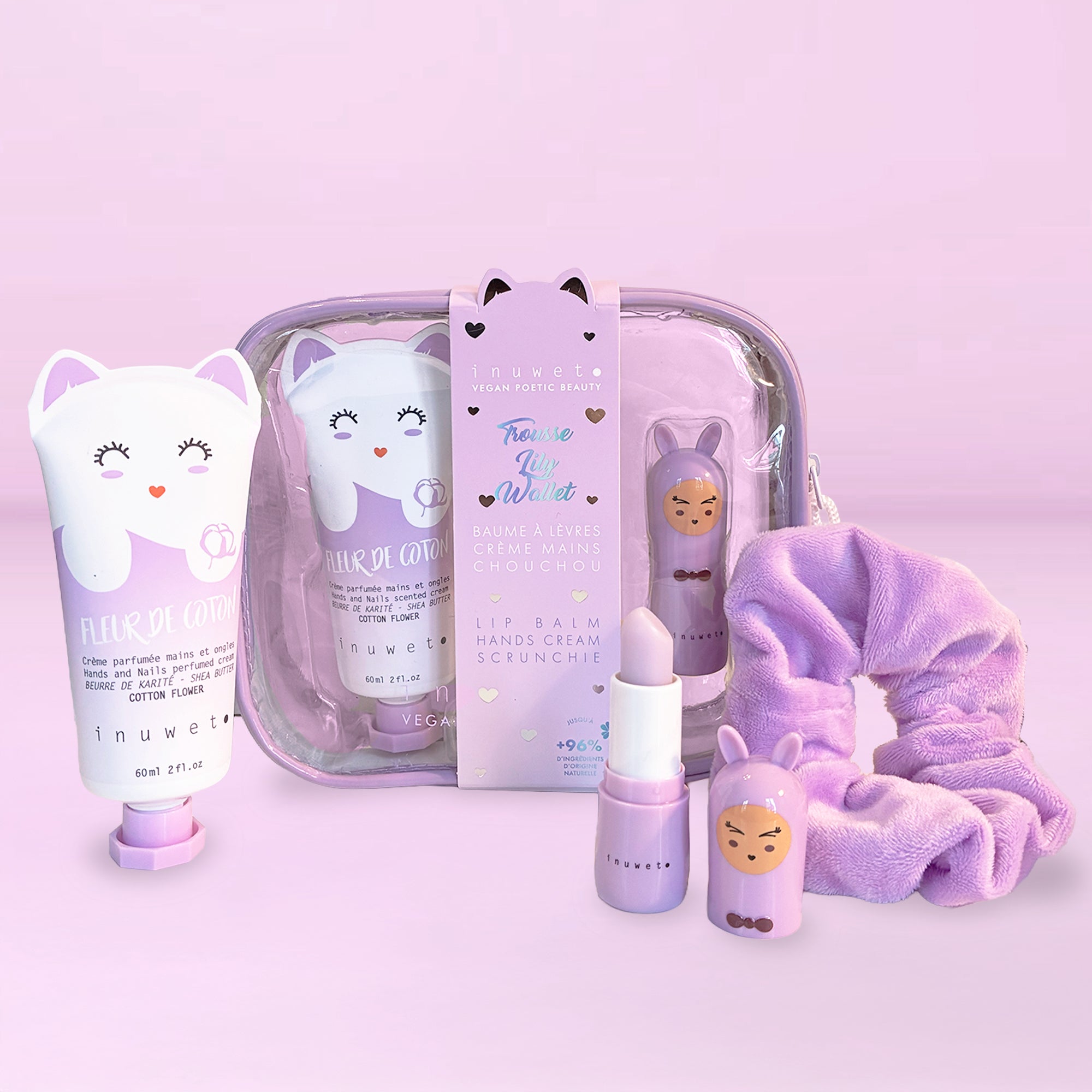Trousse mauve Lily