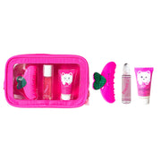 Trousse Poppy crème et parfum cerise